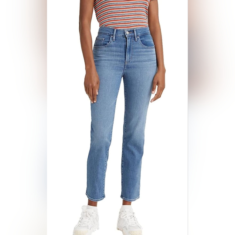 Womens 724 Levis High Rise Straight Crop Jean